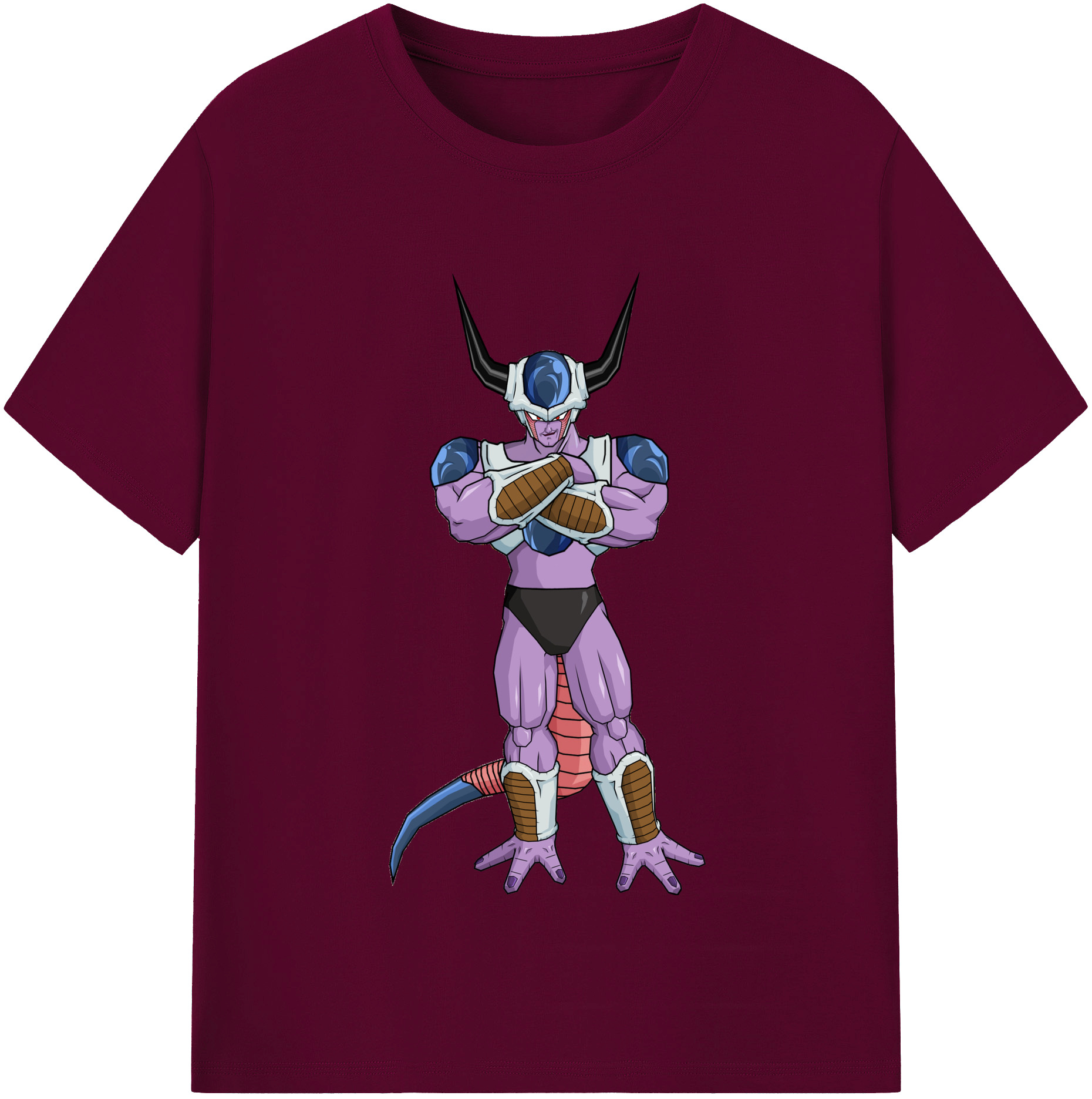（画像用） ドラゴンボール フリーザ DRAGON BALL Frieza レディースカジュアルプリントTシャツ（綿100％）